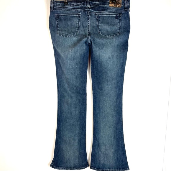 Volcom Pistol Skinny Flare Medium Wash Denim Jeans Women’s Size 13 - Picture 3 of 10